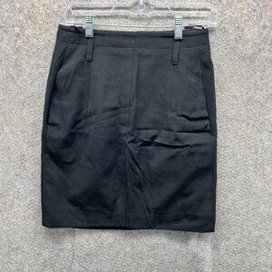 Jil Sander Pencil Skirt Womens 28 Black Creed Stretch Casual Straight France